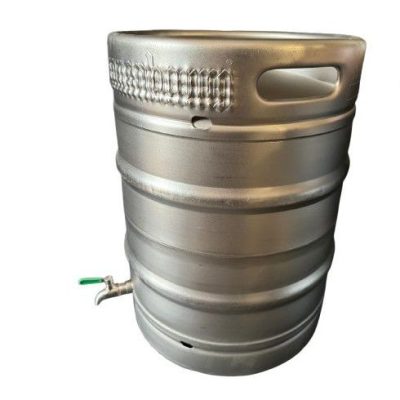 BUTOI INOX 50 LITRI DE LA BERE CU CANEA ROBINET SI DOP CAPAC FILET